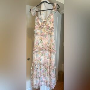 O.P.T. maxi floral dress size large